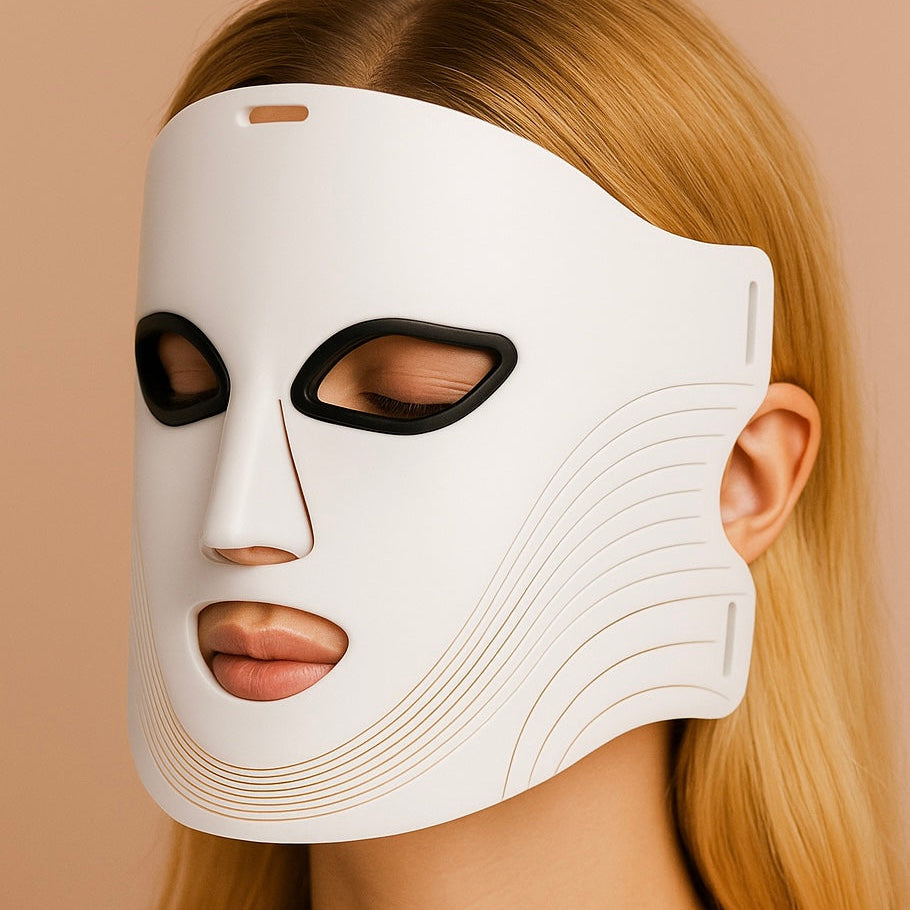Máscara Facial de Luz LED & Infrarrojos Premium